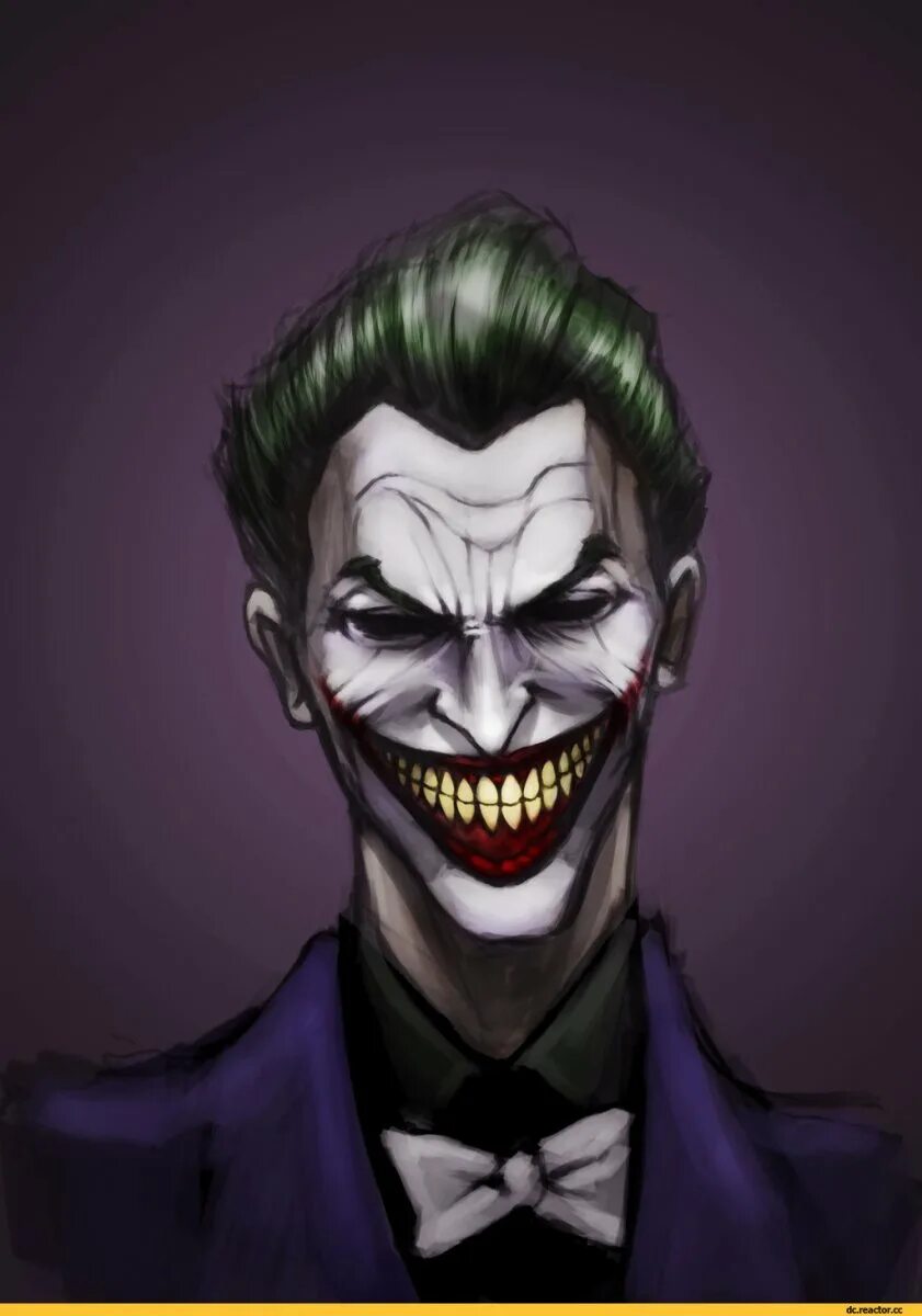 Joker art. Джокер клоун принц Готэма.