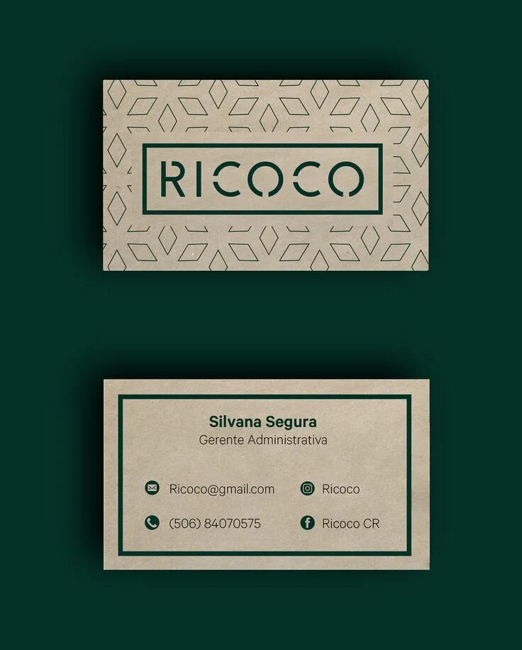 Ricoco. Визитка ресторана. визитка администратора кафе. ricoco brand. инстаграм ricoco brand.