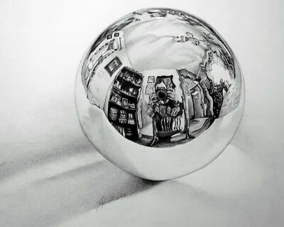 Стеклянный шар рисунок