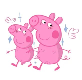 peppa pig (character), peppa pig, anthro, digital art, doodle, trash, wip.