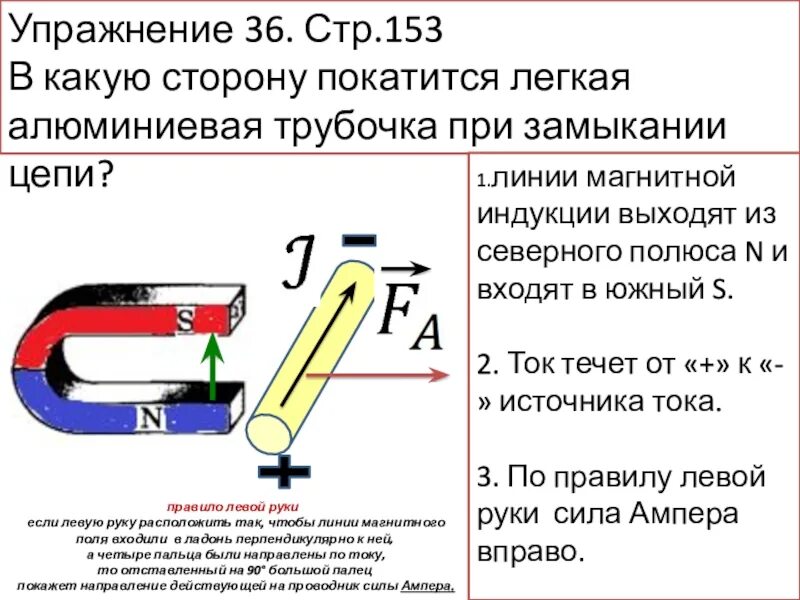 Трубочка с током