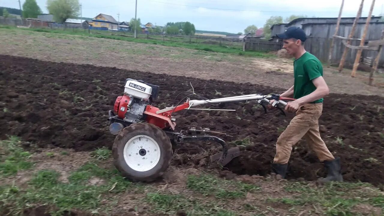 Пашу мотоблоком с фрезами видео. Мотоблок Брайт 135. Плуг для мотоблока Брайт 135. Вспашка огорода мотоблоком Брайт 135. Мотоблок агат вспашка плугом.