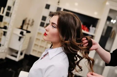 После салона красоты