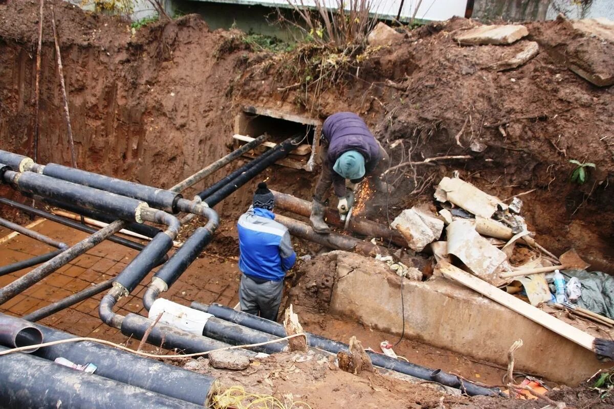 реконструкция систем теплоснабжения. система отопления. сантехнические системы. реконструкция систем теплоснабжения. теплосеть четырехтрубная.