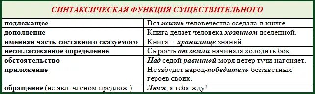 Синтаксическая функция. Функция в предложении существительного. Синтаксические функции имени существительного в предложении. Синтаксическая функция имени существительного.