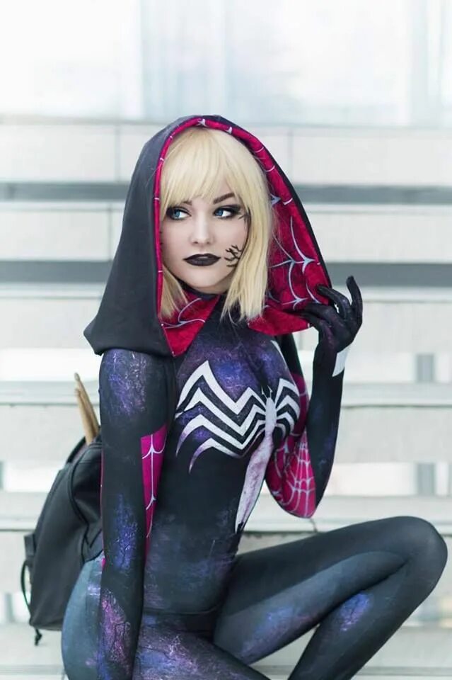 Stacy cosplay. Гвен Стейси. Гвен Стейси косплей. Спайдер Гвен косплей. Spider Gwen косплей.