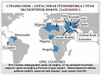 Тремя странами являющимися крупнейшими экспортерами нефти являются