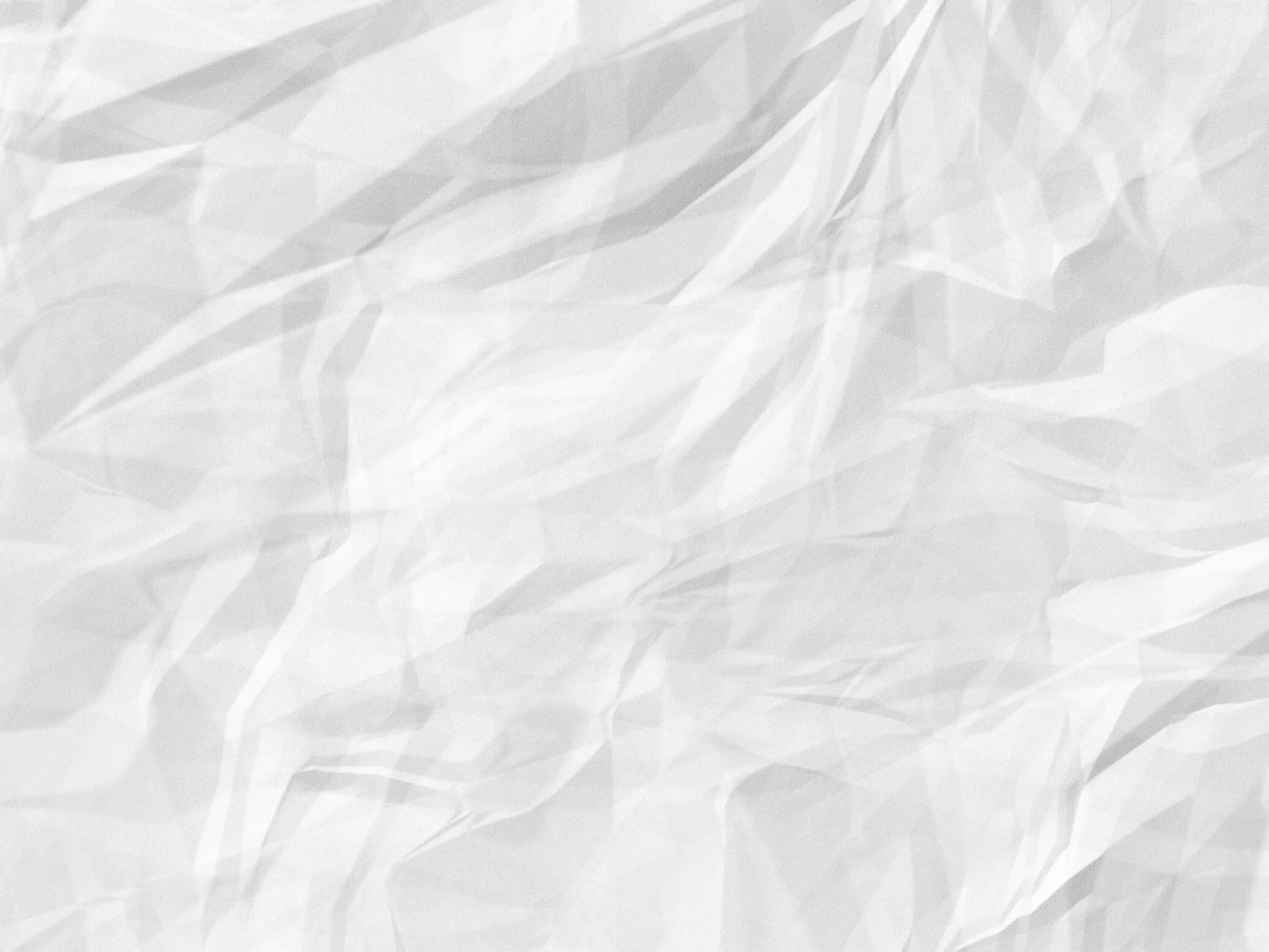Прозрачная текстура. Белый фон. Мятая бумага. Белая мятая бумага. Красивый белый фон.