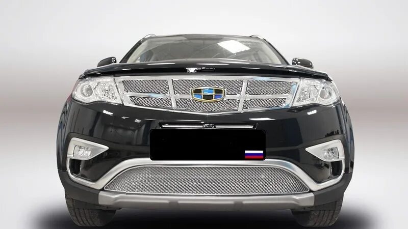Geely atlas pro решетка радиатора тюнинг Установки сетки в решетку Радиатора Geely Atlas (1G), 1,8 л, 2019 года аксессу