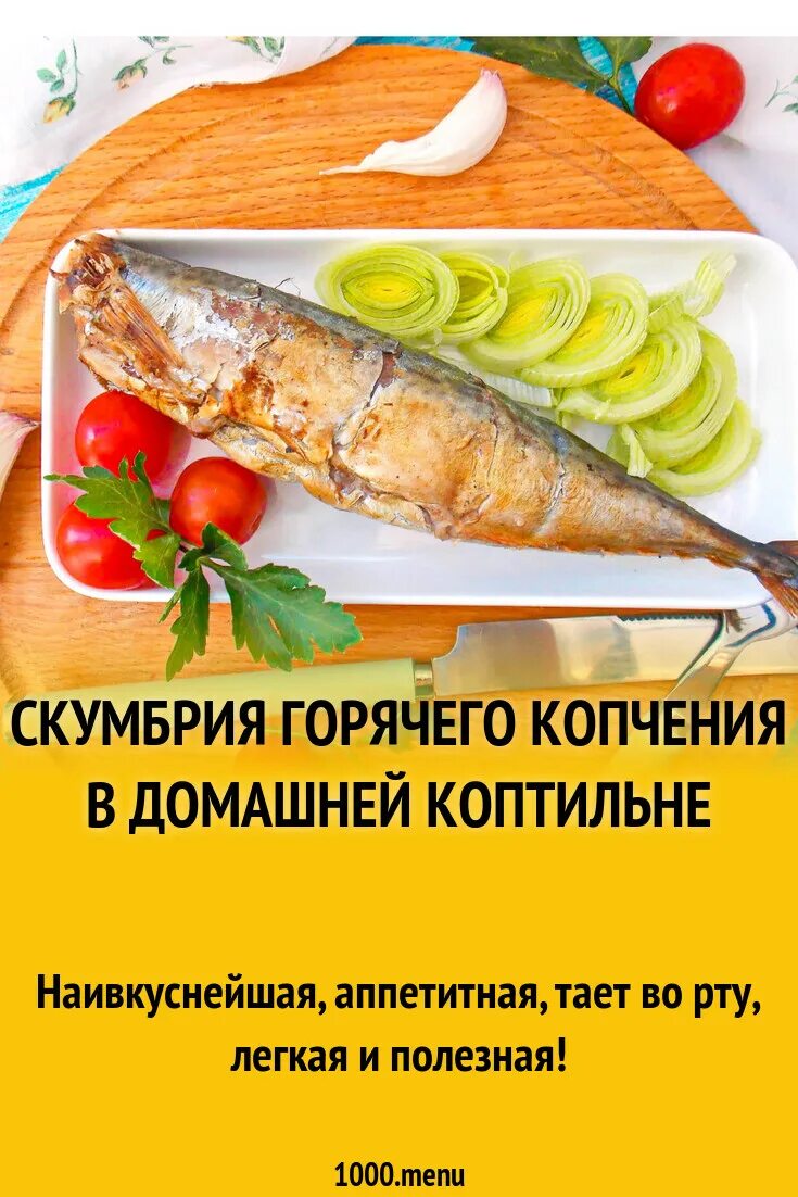 Копчение скумбрии в коптильне горячего копчения рецепт. Копчение скумбрии в коптильне горячего копчения рецепт