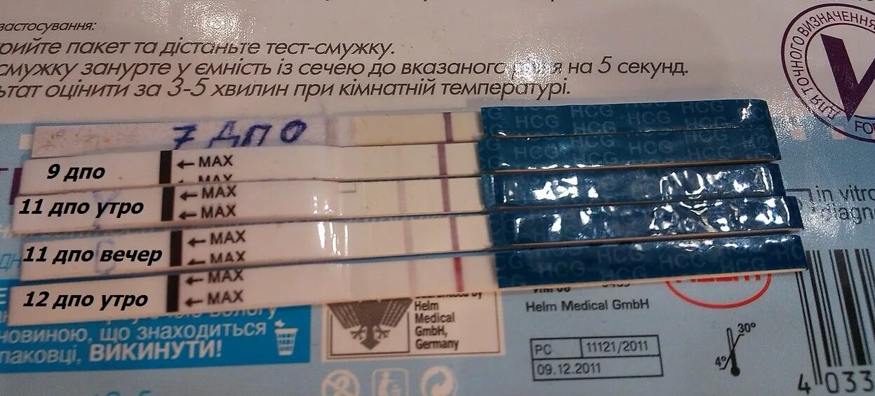 Покажет ли тест после овуляции. 11 дпо тест на беременность утро. динамика тестов на беременность. тест на беременность на 11 день после овуляции. динамика тестов дпо.
