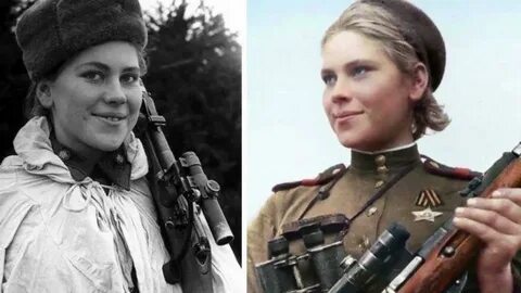 Известная женщина снайпер