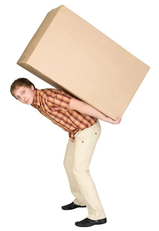 Человек держит тяжелый груз. Человек несет коробку. Человек с коробками. Человек тащит шкаф. Человек с большой коробкой.