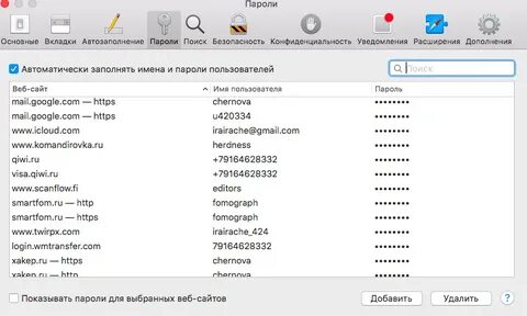 10 сложных паролей