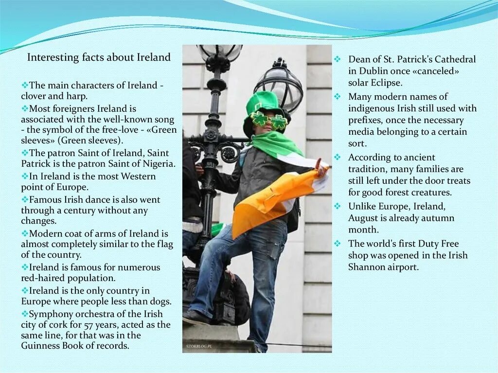 Why is irish language significant to patrick