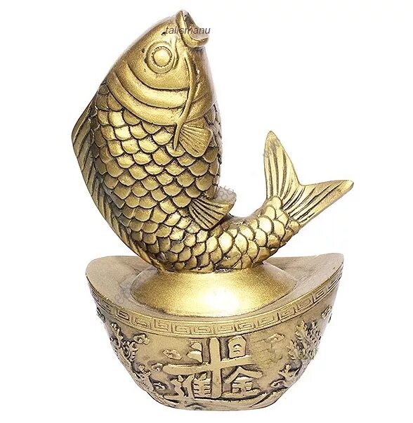 Код богатства рыбы. Золотая рыбка фэн шуй символ. Золотые рыбки фен шуй. Рыбка Арована статуэтка. Талисман ''Золотая рыбка''.
