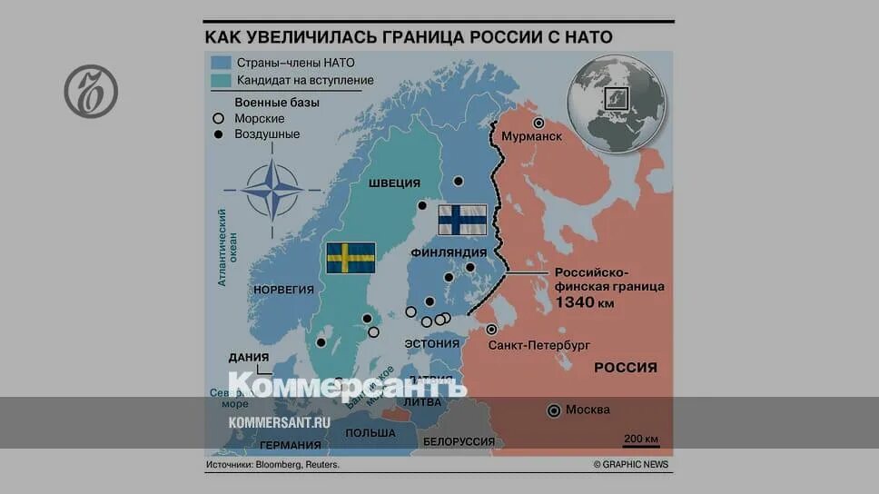 Границы НАТО. НАТО У границ России. Границы Швеции и Финляндии с Россией. Карта НАТО С Финляндией и Швецией. Россия граничит с нато