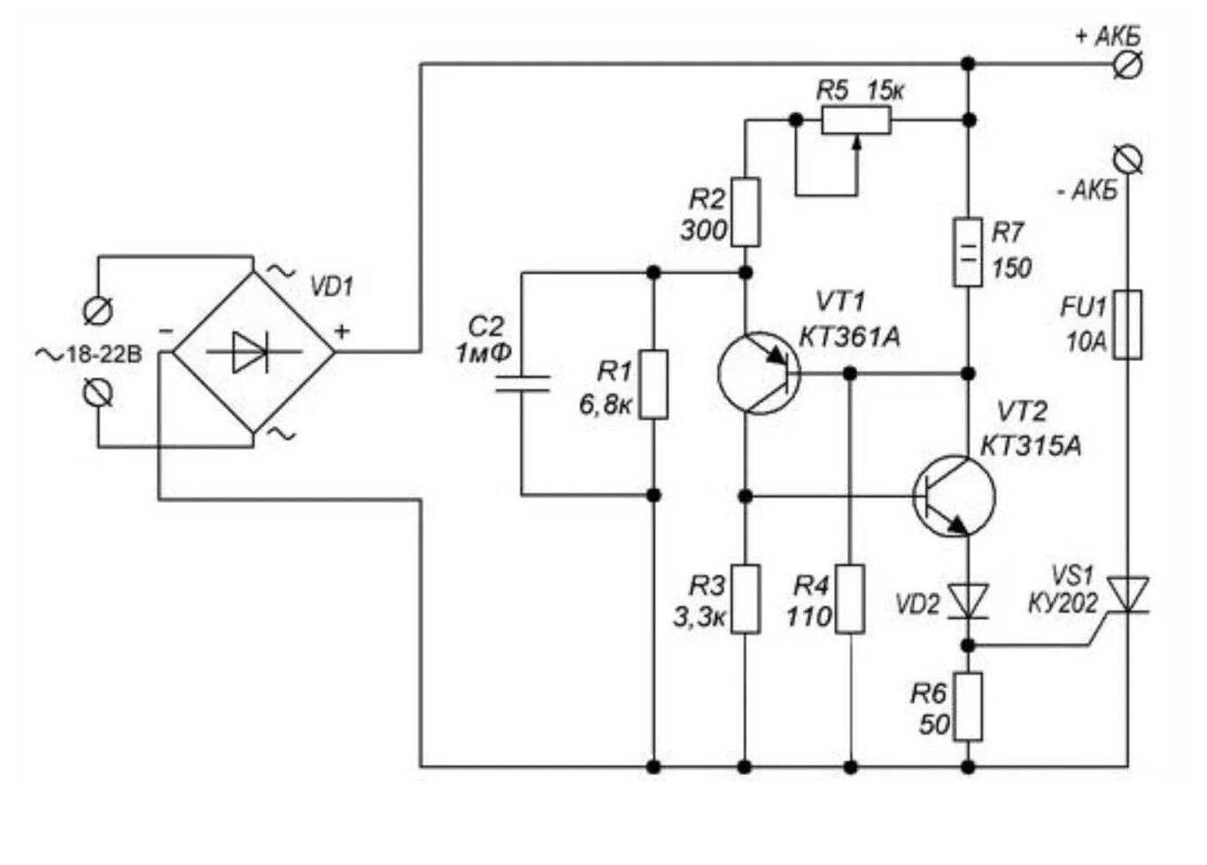 Схема регулятора мощности для ЗУ автомобильного аккумулятора. Схема зарядки аккумулятора на тиристоре ку202н. Зарядное устройство на тиристоре ку202н схема. Схемы ЗУ для автомобильного аккумулятора своими руками на тиристорах. Тиристор ку202н зарядное устройство