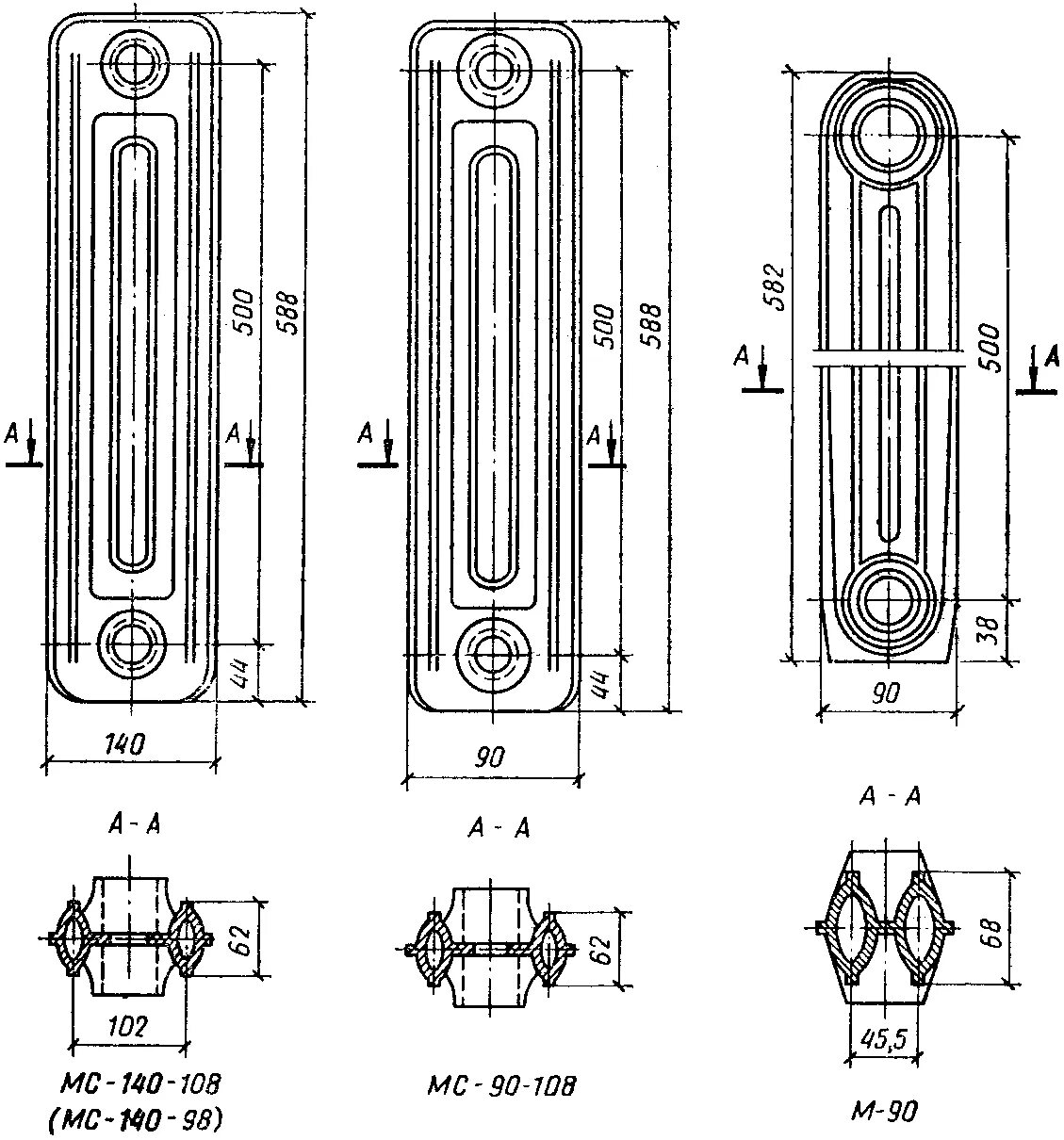 Радиаторы отопления мс. Радиатор чугунный МС 500-140м габариты. Размер секции чугунного радиатора МС-140. Радиаторы МС-140 технические характеристики. Ширина секции радиатора МС-140.