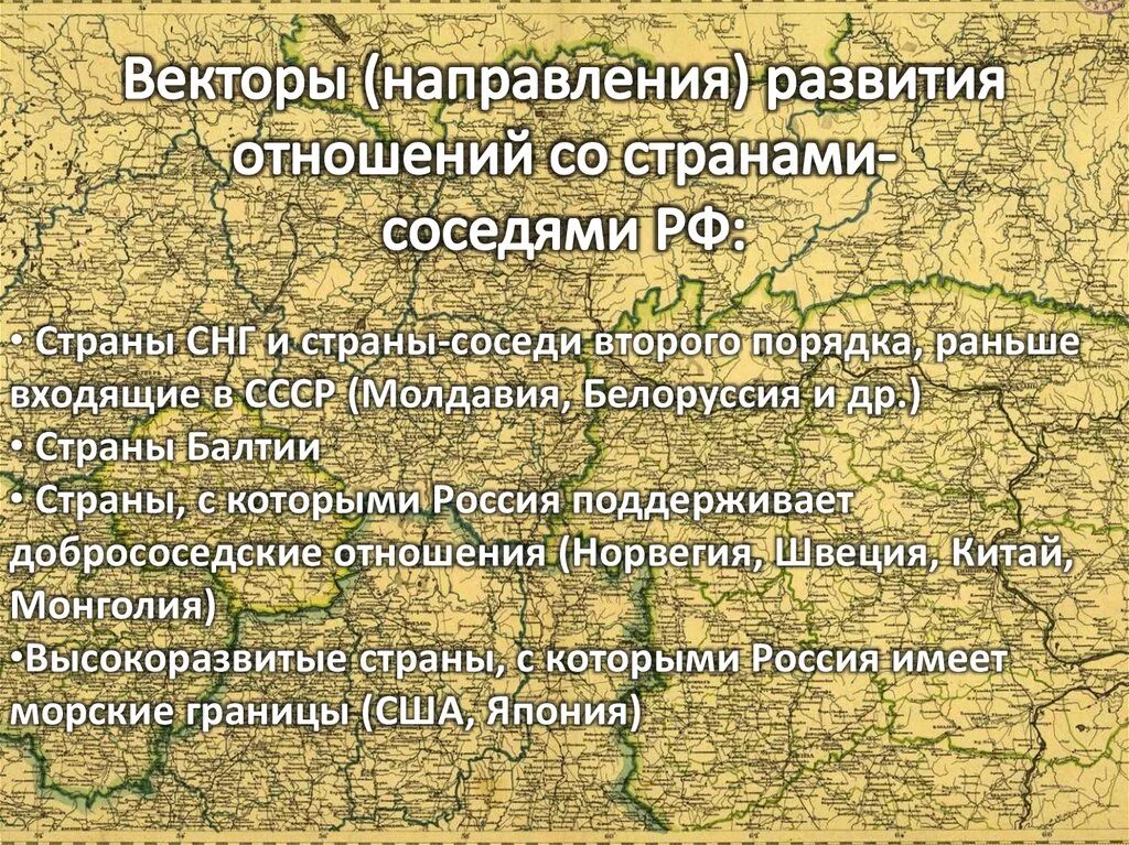 Как развивались отношения нашей страны. Отношения России с соседями. Взаимоотношения с соседями Руси. Отношения со странами соседями. Развитие отношений России со странами соседями дорожная карта.