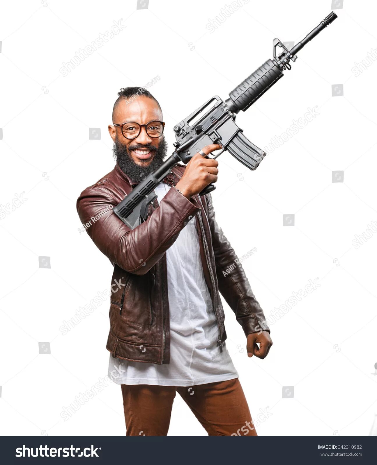 Man with a gun