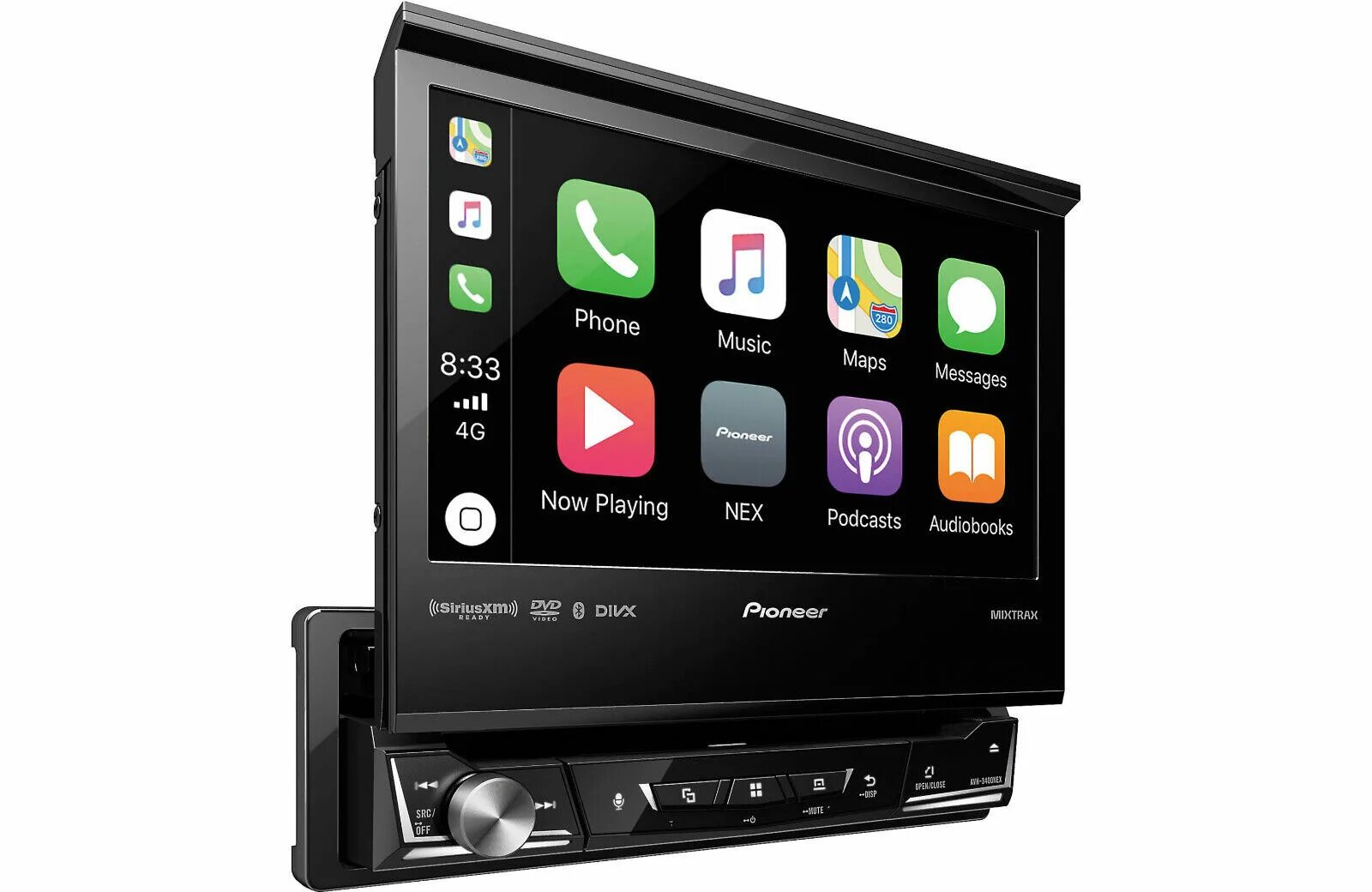 Автомагнитола 1 din на андроиде. Pioneer AVH-a7100bt. 1 Din магнитола с выдвижным экраном Pioneer. Магнитола Pioneer 1 din с экраном. Pioneer AVH z7050.