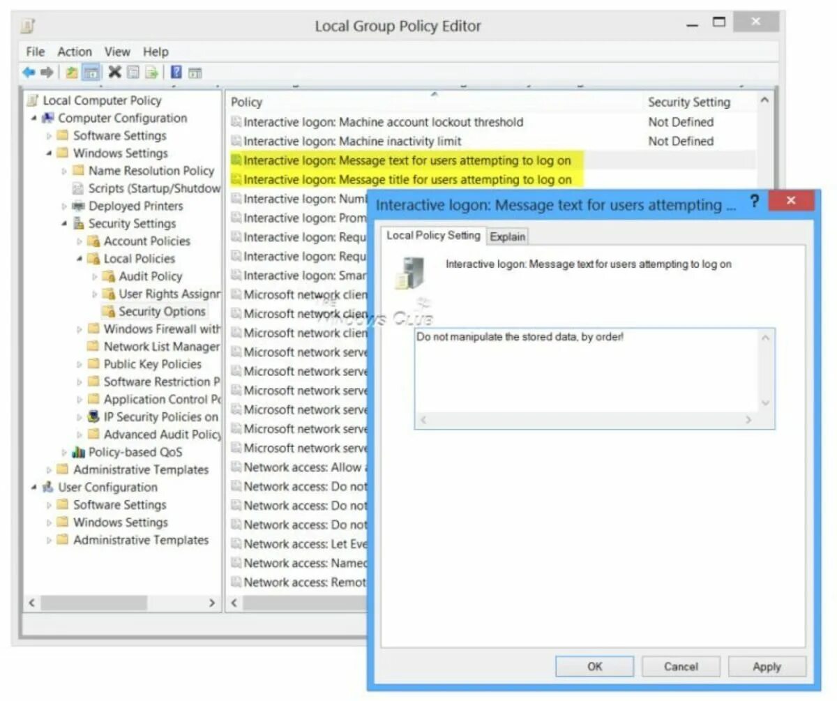 Policies microsoft. Gpo logon. computer configuration\windows settings\security settings\local policies\security options. security policy settings windows. local security policy in windows 10.