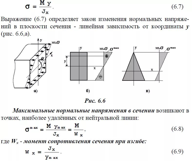 Нормальное напряжение при поперечном изгибе. Нормальные и касательные напряжения при изгибе балки. Эпюра нормальных напряжений при поперечном изгибе. Касательные напряжения при изгибе для цилиндра. Эпюра нормальных напряжений при изгибе прямоугольное сечение.