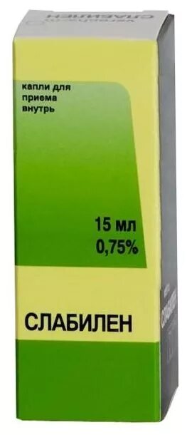 Слабилен. Слабилен натрия пикосульфат. Слабилен капли 7,5 мг/мл, 15 мл. Слабилен капли. Слабилен 15 мл.