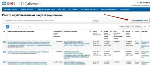 Фабрикант торговая площадка торги по банкротству