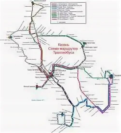 Троллейбус 7 маршрут на карте