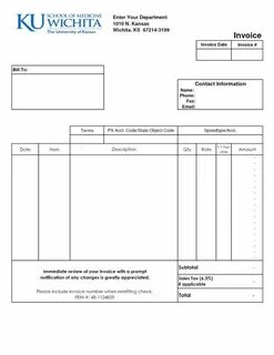Bill invoice