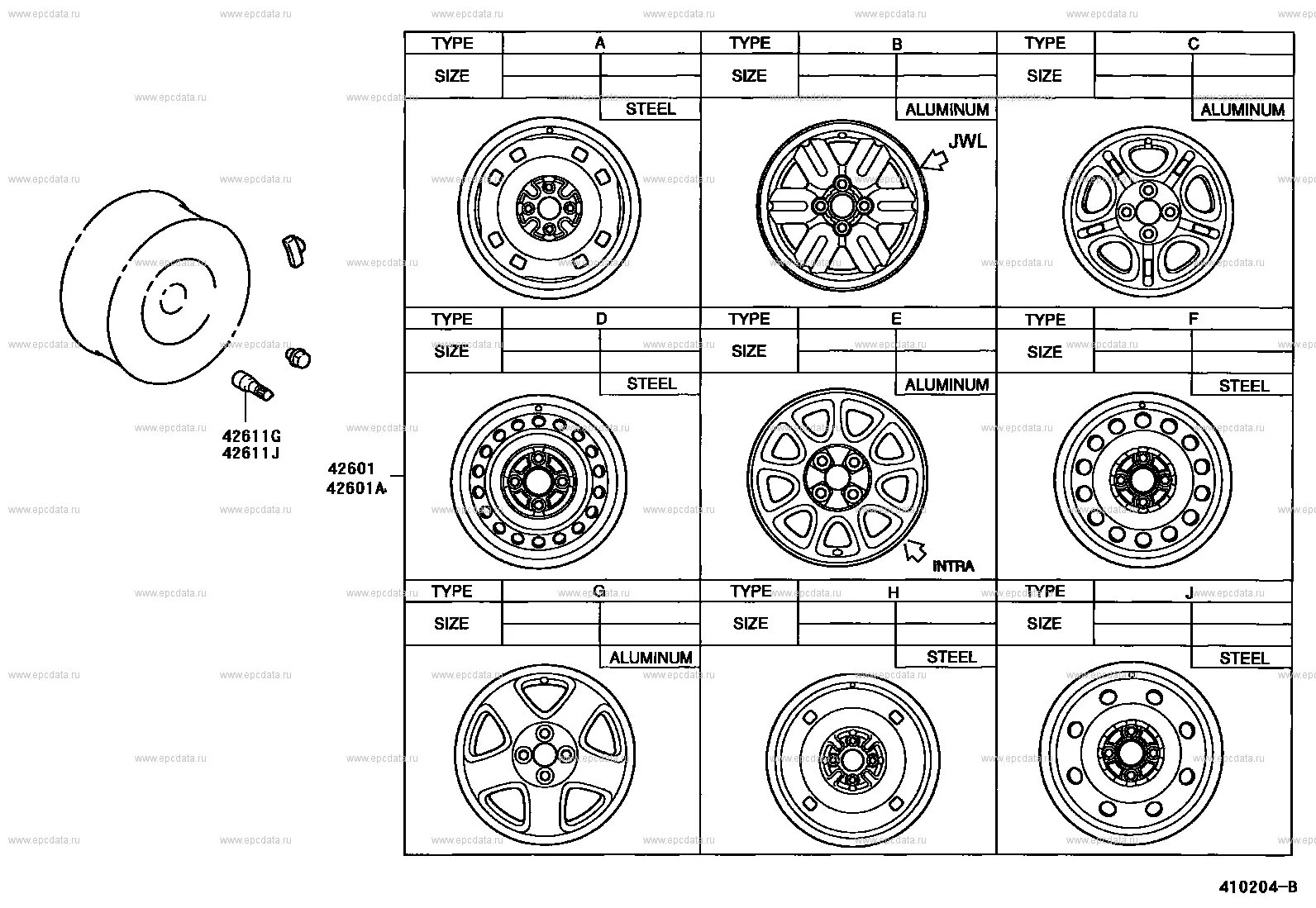 Размер дисков виш. Типоразмер шин тойота виш. Toyota camry 40 размер стандартный колес. Toyota 426111a510. Параметры диска тойота королла 150.