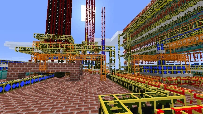 Завод в МАЙНКРАФТЕ. Мод BUILDCRAFT. Майнкрафт BUILDCRAFT. Постройки Индастриал крафт.