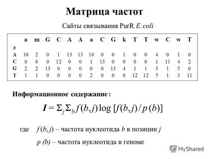 Частота матрицы