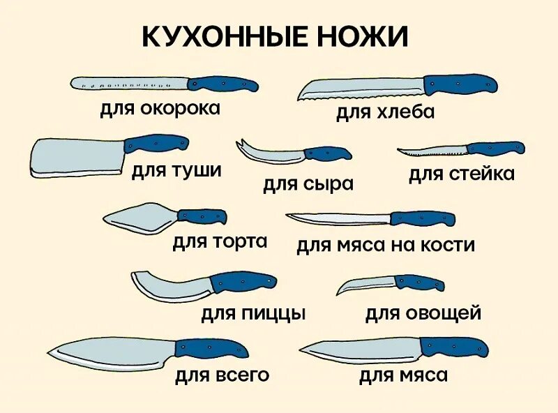 Форма столовых ножей. Виды ножей. Виды столовых ножей. Виды ножей по этикету.