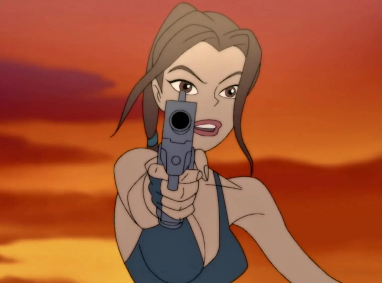 Lara croft animation