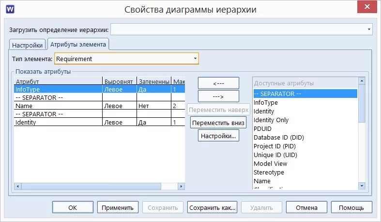 Параметры атрибутов. Параметры атрибутов