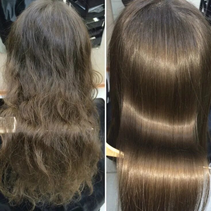 Ботокс для волос. Ботокс для волос до и после. Волосы после ботокса. Кератиновое выпрямление. Реконструкция восстановление волос