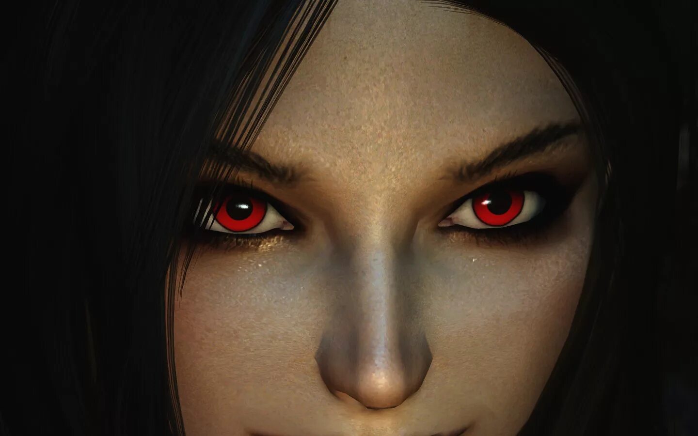 Игра новые глаза. Skyrim Vampire Eyes. Скайрим мод на глаза вампира. Вампирские глаза.