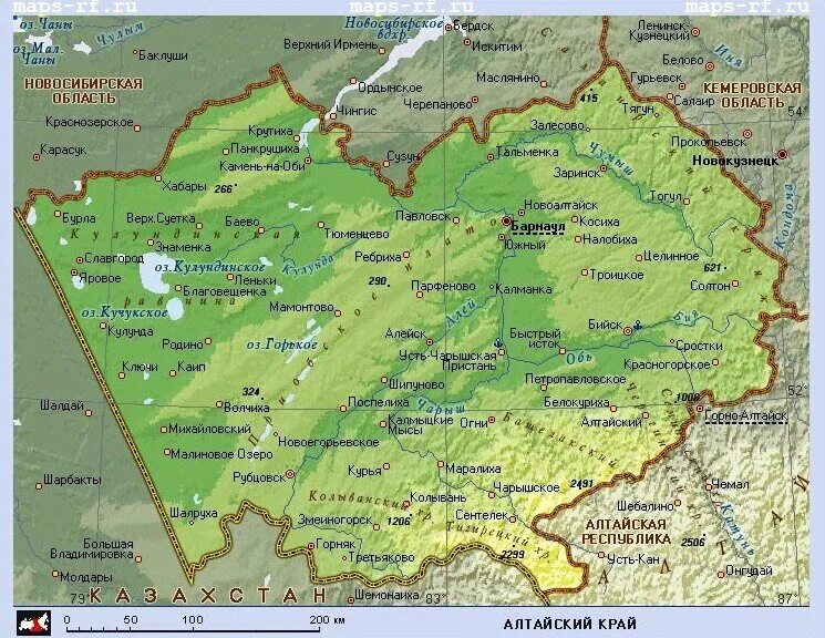 Код республики алтай. Географическая карта Алтайского края. Змеиногорск Алтайский край на карте. Границы Алтайского края на карте. Карта Алтая и Алтайского края на карте.