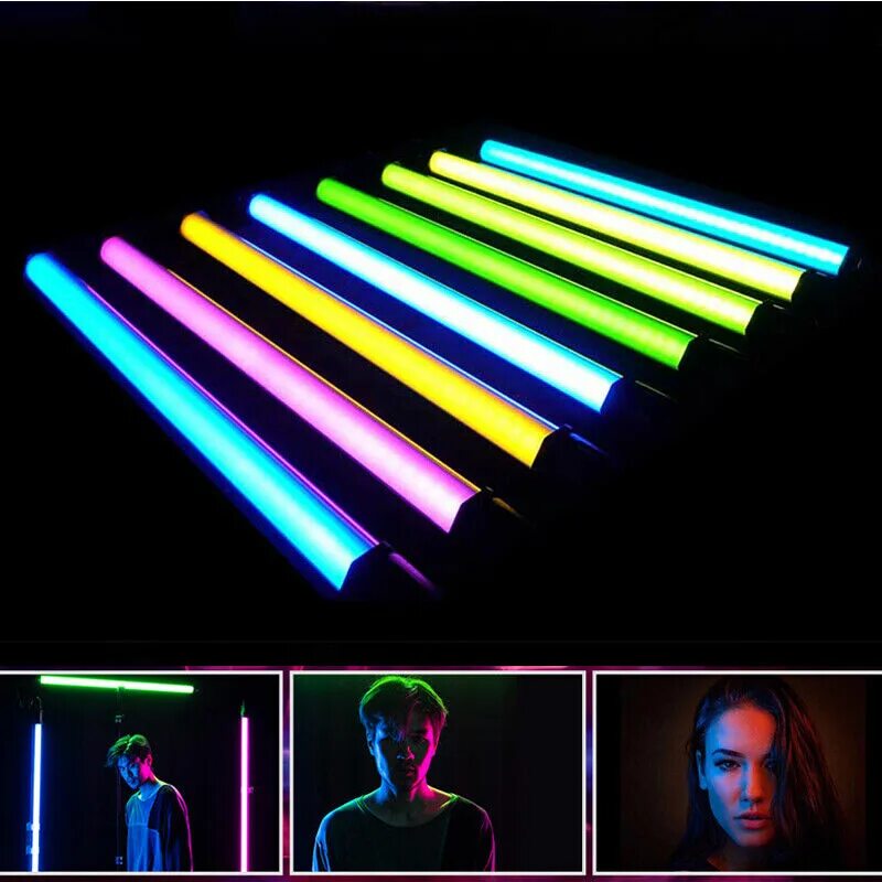 Светодиодная трубка NANLITE Pavotube RGB Color 2700k-6500k. Светодиодная лампа RGB Light Stick. RGB Stick подсветка РГБ лампа. Цветная RGB лампа трубка led tube. Как менялось освещение