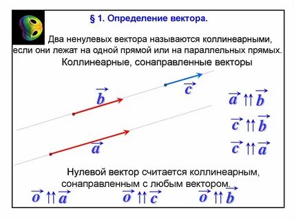 Являются ли векторы коллинеарными