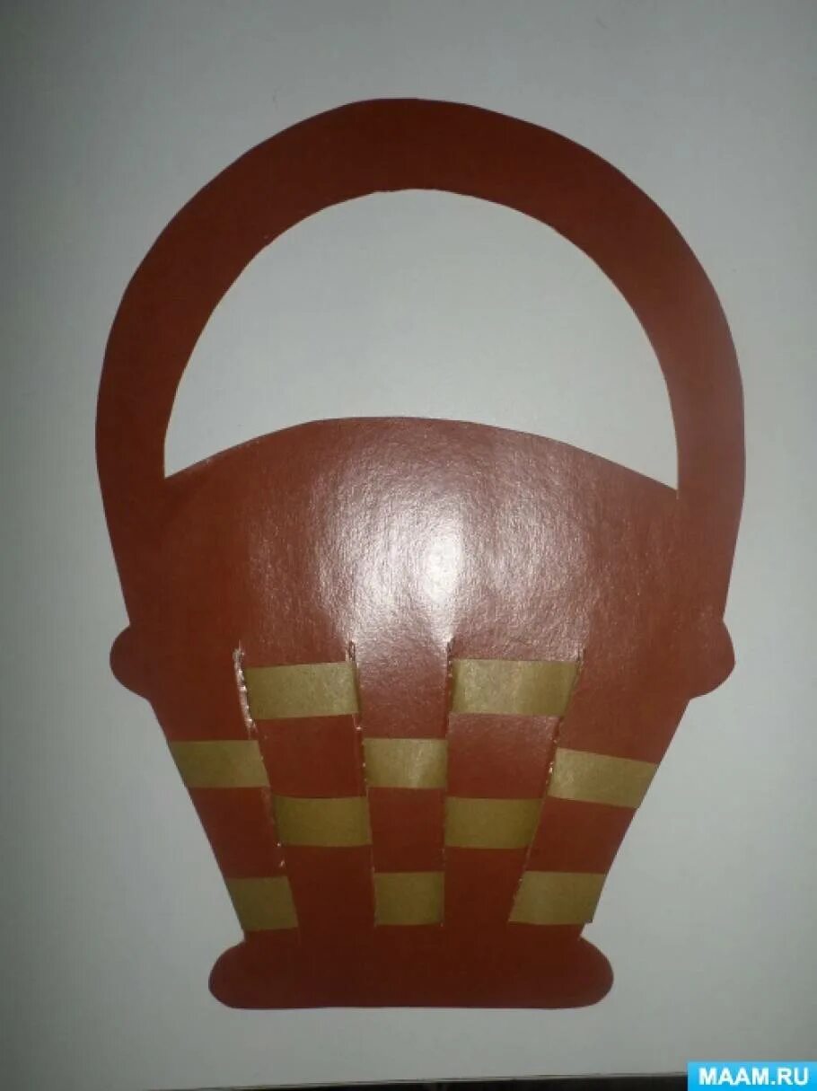 Аппликация корзина