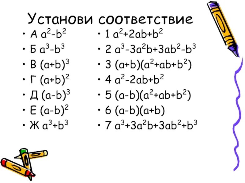 1 2 ab. А2-б2. 2б. A2+2ab+b2. A+2ab+b.