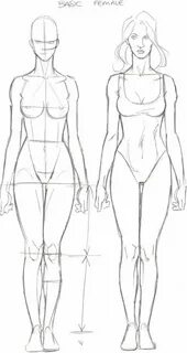 Explained Human Figure Drawings And Sketches (Male And Female Both