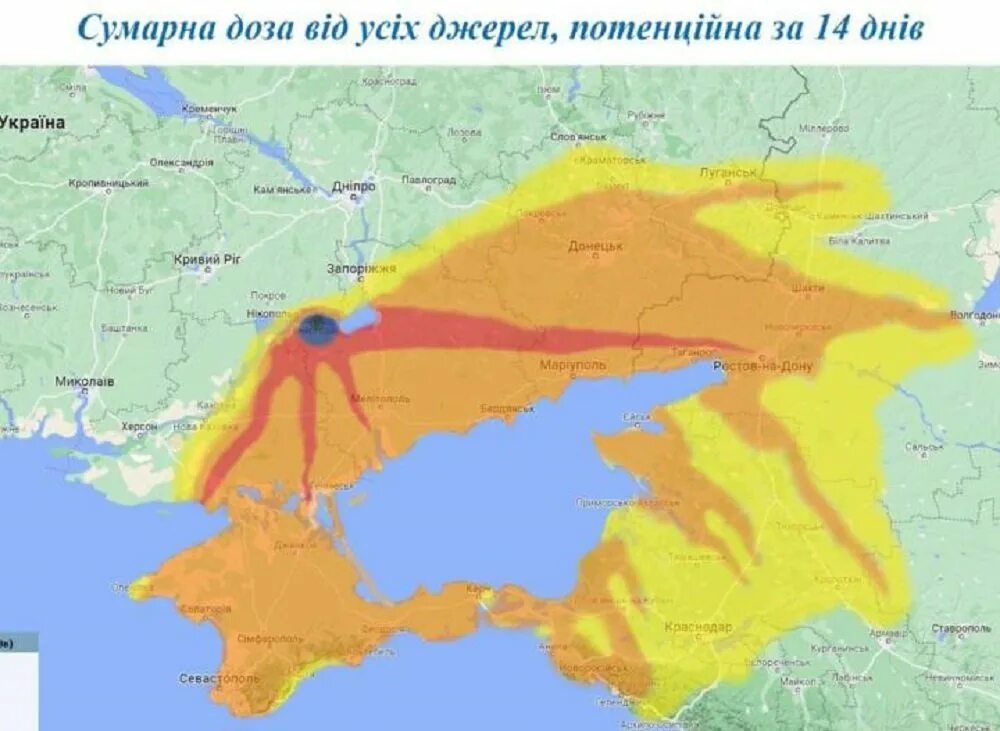 Ядерный город в украине. Запорожская АЭС на карте Украины 2022. Запорожская атомная электростанция на карте Украины. Зона поражения Запорожской АЭС на карте.