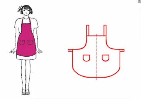 Как нарисовать фартук 5 класс