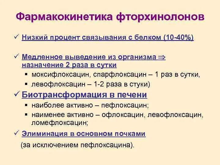 Группа фторхинолонов антибиотики препараты. Фторхинолоны фармакокинетика. Фармакокинетика фторхинолонов. Антибиотики группы фторхинолонов. Фармакокинетика выведение.