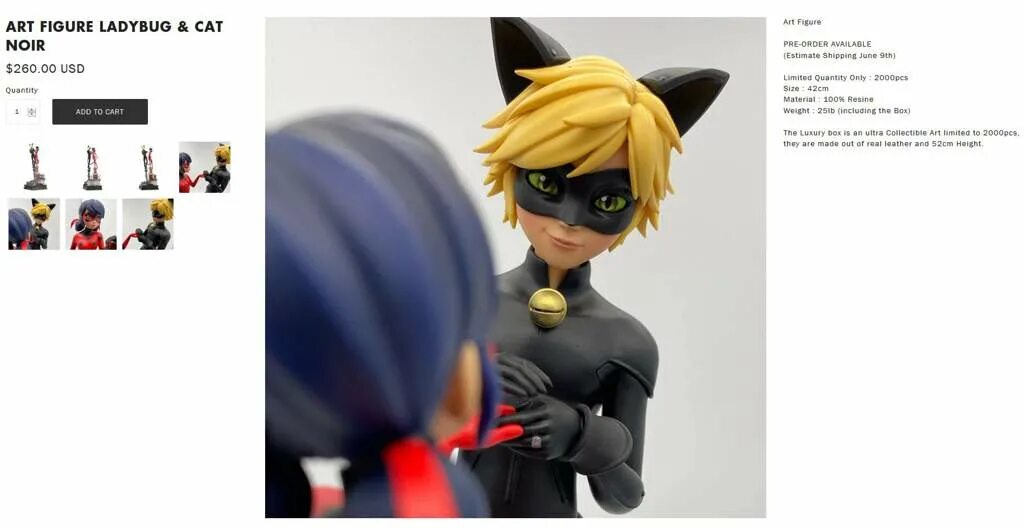 статуэтка кота нуара